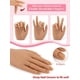 thumbnail image 3 of Mano de práctica para uñas acrílicas LIONVISON Silicone con soporte, 3 of 7