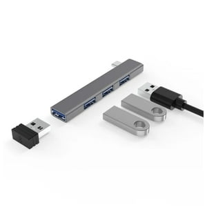 Eon - Hub Usb-C Multiplicador 4 Puertos Usb Luz Pc Notebook Full