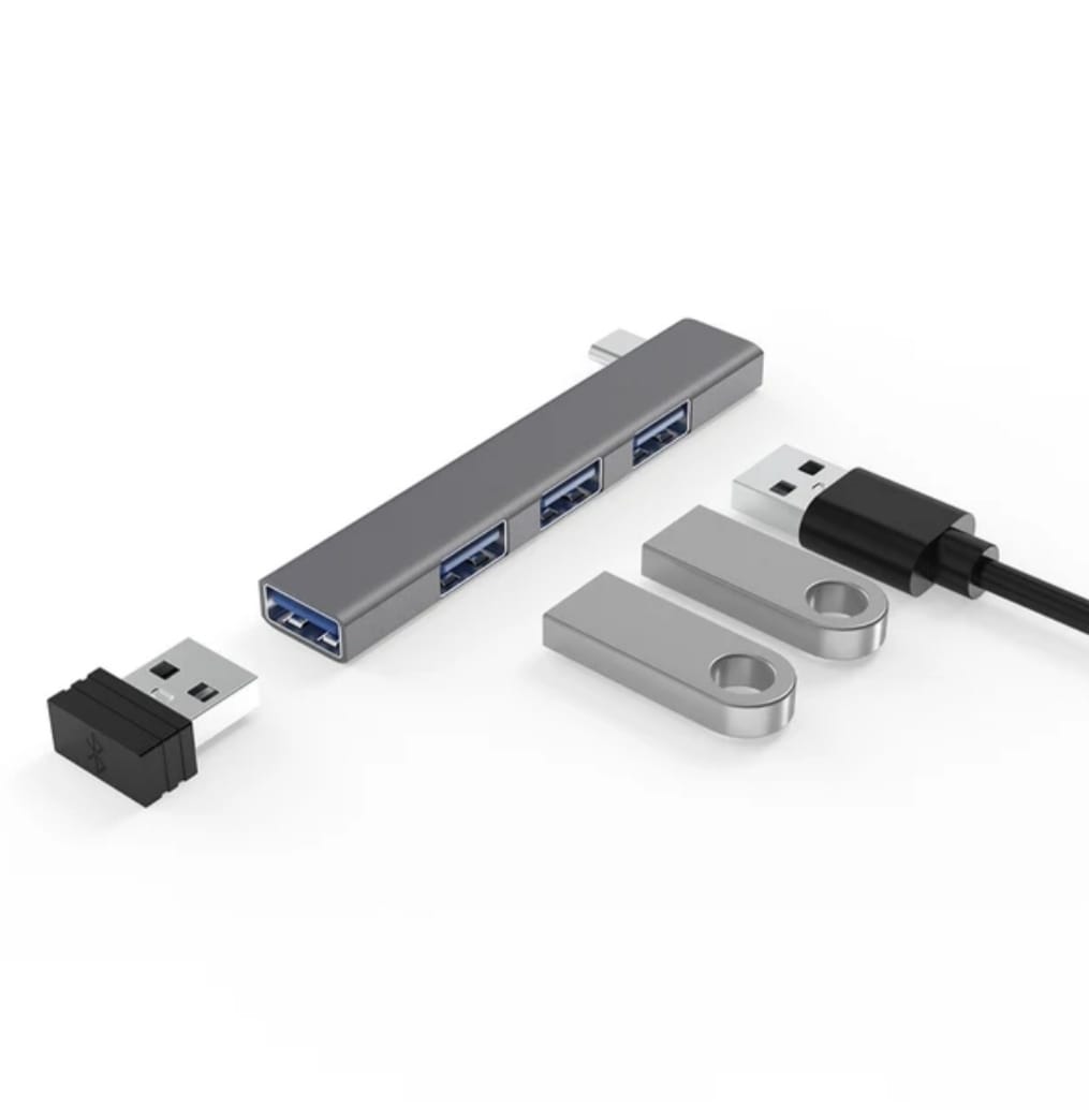 Eon - Hub Usb-C Multiplicador 4 Puertos Usb Luz Pc Notebook Full