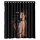 thumbnail image 1 of Cortina de ducha sexy de Rihanna Party Mucis Newyork con ganchos, tamaño 66 x 72 pulgadas, 1 of 3