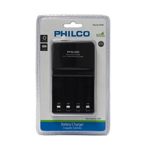 Philco - Cargador Para Pilas Aa Y Aaa