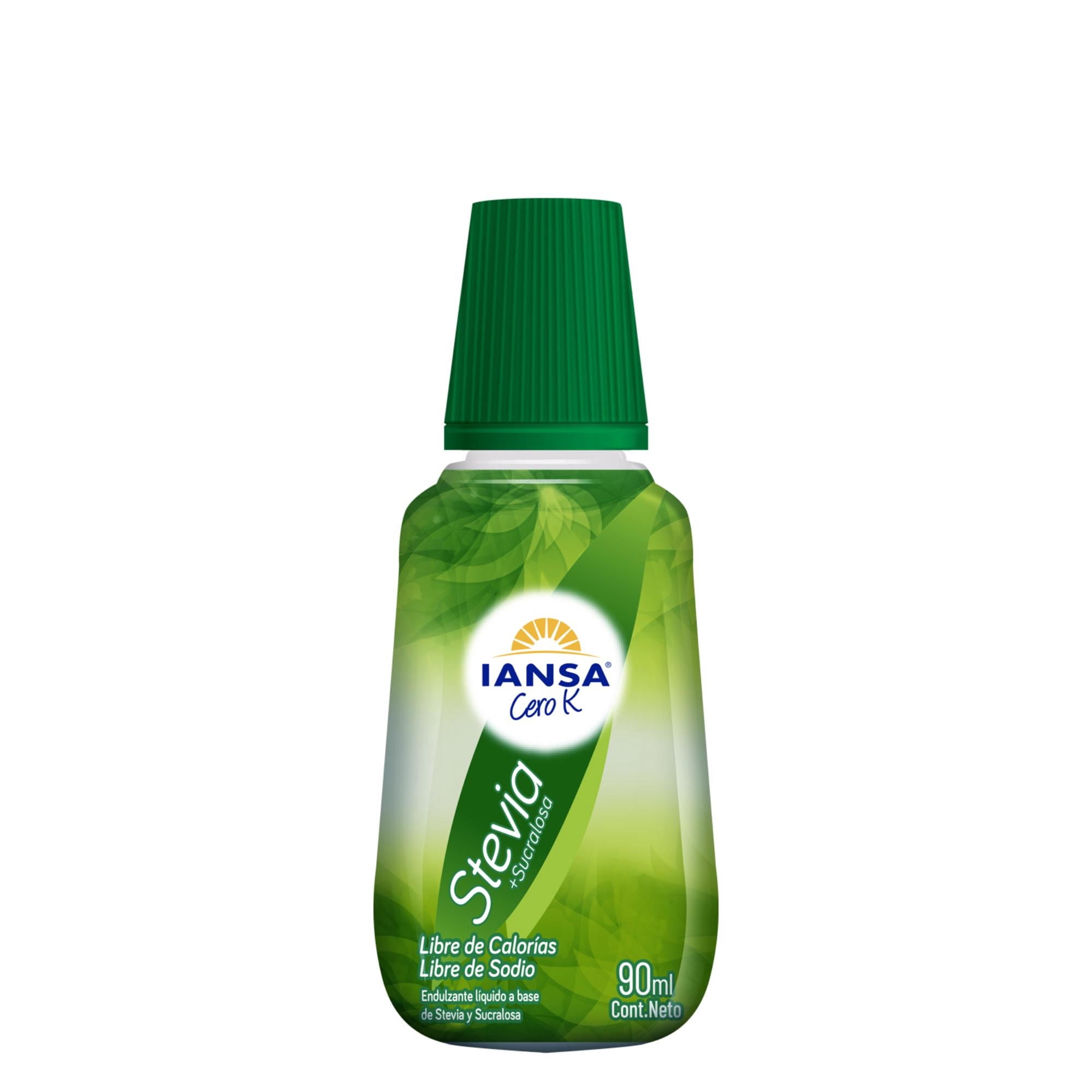 Endulzante Líquido Líquido Stevia Sucralosa 90 ml Iansa Cero K