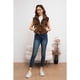 thumbnail image 1 of Chaqueta Corta Mujer Sin Mangas Peluda Animal Print 6097, 1 of 4