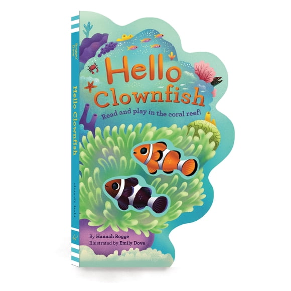 Libro interactivo infantil Hello Clownfish de Chronicle Books