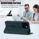 thumbnail image 3 of Funda Billetera para Xiaomi 14 Pro Imán y Resistente Verde, 3 of 6