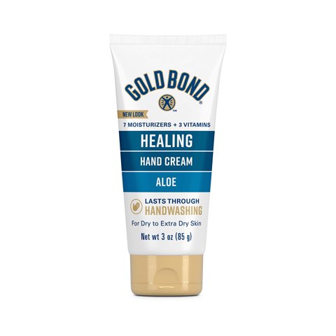 Crema De Manos Gold Bond Healing De 90 Ml Con Aloe Moisture Dura