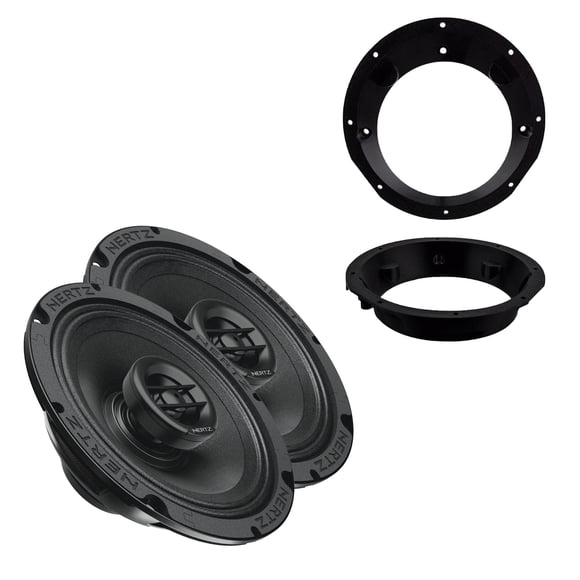 Parlantes HERTZ SX-165-NEO 16,5 cm con adaptadores