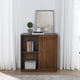 thumbnail image 2 of Mid Century Sideboard with 2 Sliding Door & Solid Wood Decorative Strips, Storage Cabinet for Living Room, Kitchen, Dining, Entryway, Hallway, 2 of 3