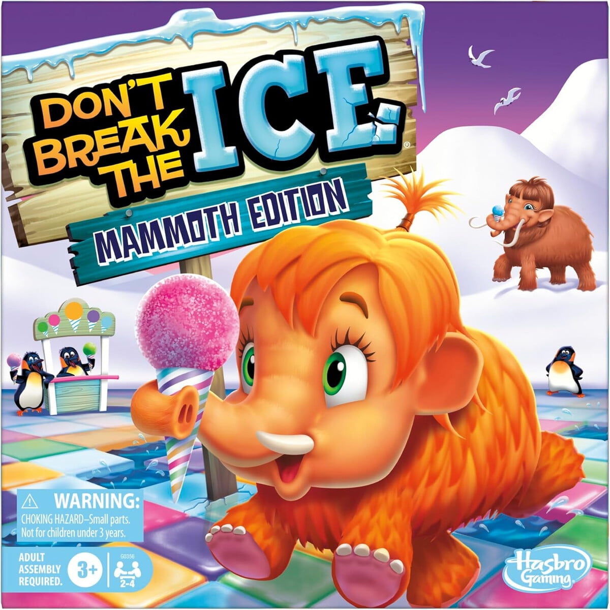 Hasbro Gaming - Juego De Mesa Hasbro Dont Break The Ice Mammoth Edition