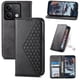 thumbnail image 1 of Funda Flip FOXDOCK para Xiaomi Redmi Note 13 4G , Estilo Billetera con Diseño Rombo, Correa de Mano y Soporte, Uso Diario, 1 of 5