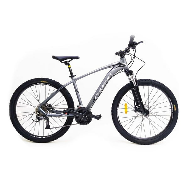 Bicicleta Phoenix 27.5 MTB 27 Velocidades Negro/Gris