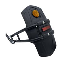 Magideal - Protector De Guardabarros Trasero De Motocicleta, Protector Contra Salpicaduras Y Soporte, Piezas De Reparación, Accesorios De Modificación, Cubierta Negro