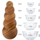 thumbnail image 3 of Set grande de 5 bowls de vidrio dokaworld con tapas de acacia, 3 of 9