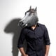 thumbnail image 2 of Máscara animal Forum Novelties Black Horse Latex Deluxe, 2 of 3