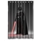 thumbnail image 1 of Cortina de ducha con armadura de Darth Vader de Star Wars, juego de cortina de baño con ganchos, tamaño 48 x 72 pulgadas, 1 of 3