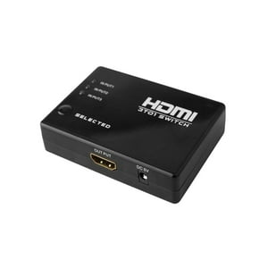 Genérico - Switch Hdmi 4K 3X1 Splitter Video Alta Calidad Control Remoto
