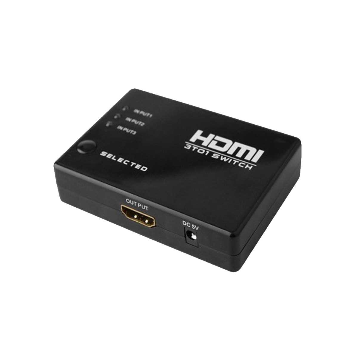 Genérico - Switch Hdmi 4K 3X1 Splitter Video Alta Calidad Control Remoto