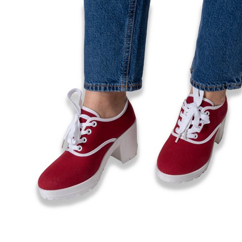 Zapatilla Mujer Rojo Faylinn Chinitown