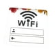 thumbnail image 2 of Adhesivo De Señal WiFi Espejo Acrílico Contraseña De Cuenta Para Café Restaurante Argent, 2 of 3