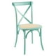 thumbnail image 1 of Silla Crossback Madera Rattan - Menta Vintage, 1 of 4