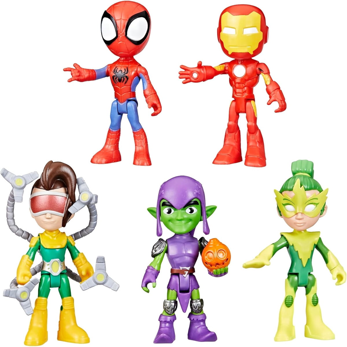 Set Figuras Hasbro Marvel Spidey Friends Foes 10cm
