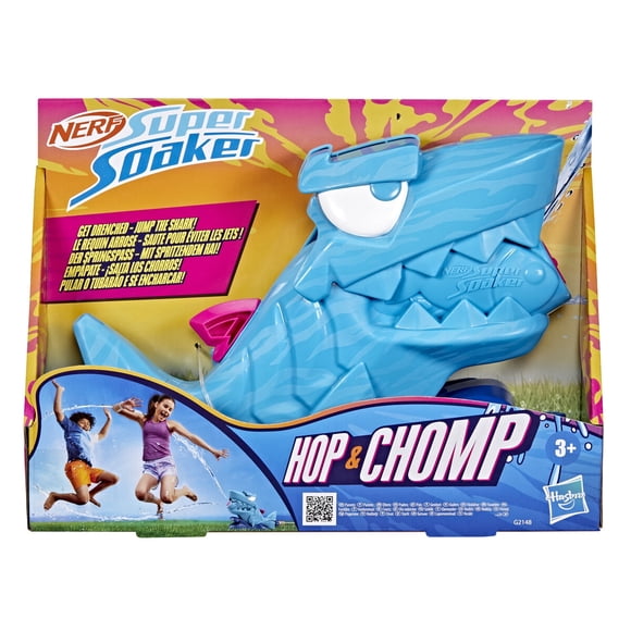 Pistola de Agua Nerf Super Soaker Hop Chomp 3 años