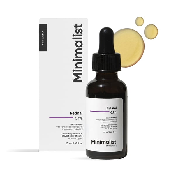Sérum para la piel Minimalist Retinal 0.1% Antiedad 20 ml