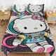 thumbnail image 2 of Astronaut Hello Kitty Comforter Twin SizeComforter Set for Kids Girls3Pcs Bedding Set Printed Comforter with 2 PillowcasesDown AlternativeSoft and Lightweight Bed Sheets, 2 of 5
