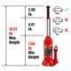 thumbnail image 2 of Botella hidráulica Jack Torin T90413 Big Red con capacidad de 4 toneladas, 2 of 6