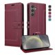 thumbnail image 4 of Premium Wallet Case for Samsung Galaxy S25 Plus with Card Slots & Kickstand, Flip Cover Red, 4 of 6