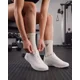 thumbnail image 4 of Calcetines Mujer Deportivos Largos Athena Crew - Crema Moonstone - 8 pares, 4 of 6