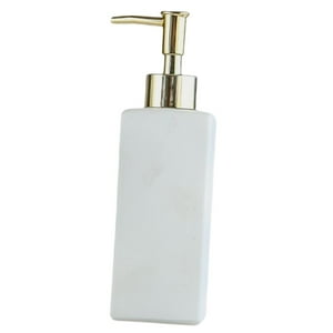 Genérico - Dispensador De Loción Líquida, Botella Con Bomba De Lujo Para Cocina, Accesorios De Baño, Blanco