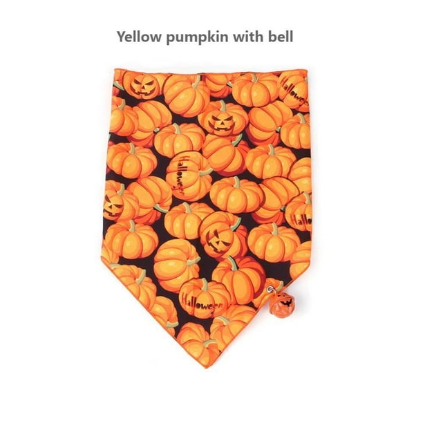 Halloween Design Dog Kerchief Scarf Triangle Bibs Pet Scarf For Dogs Cat Decorative Towel
