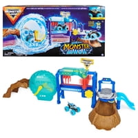 Playset Monster Jam Megalodon Monster Wash Con Camión 1:64
