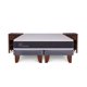 thumbnail image 1 of Cama Europea New Ortopedic King Veladores New Torino Choc, 1 of 9