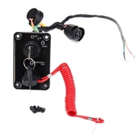 Ioensy - Interruptor De Llave De Un Solo Motor 704825701200 12V 2 Tiempos Apto Para Fueraborda Yamaha