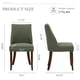 thumbnail image 5 of Sillas de comedor COLAMY Mid Century, modernas, tapizadas, color verde, 5 of 5