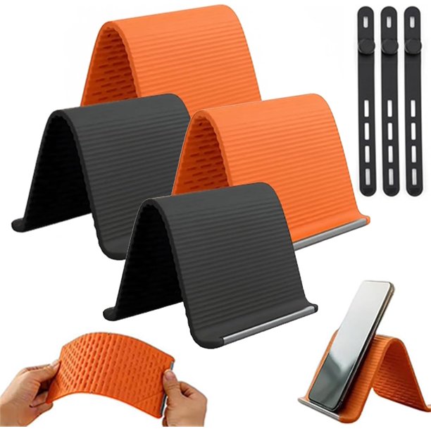 Soporte móvil silicona plegable portátil plegable enrollable multiángulo soporte perezoso