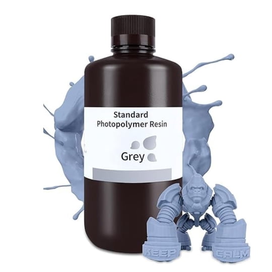 Impresora 3d De Resina Elegoo Standard Grey 1000g Para Impresora Lcd 3d