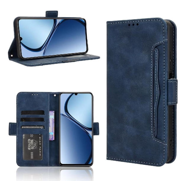 Funda Tipo Billetera FOXDOCK para Realme C63 4G – Tapa Flip con Tarjetero