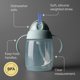 thumbnail image 3 of Sippy Cup Tommee Tippee Starter Weighted Straw 300mL 6m+ 2Pk, 3 of 3