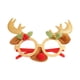 thumbnail image 3 of Gafas Navideñas Astas Doradas, 3 of 3