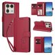 thumbnail image 2 of Funda Cartera Trébol para Motorola Edge 50 Ultra 5G con Ranuras Tarjetas y Carga Inalámbrica Rojo, 2 of 6