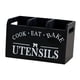 thumbnail image 1 of Porta Utensilios Para Fiestas Práctico Con 3 Compartimentos, Caja Para Tenedores, Cafetería, Buffet, 1 of 5