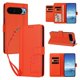 thumbnail image 2 of Funda Cartera Trébol para Google Pixel 11 Pro XL con Ranuras Tarjetas y Carga Inalámbrica Naranja, 2 of 6