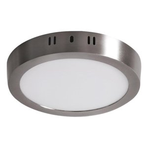 Teimporta - Panel Led Plafón Sobrepuesto Redondo Satinado 12W Neutra Satinado