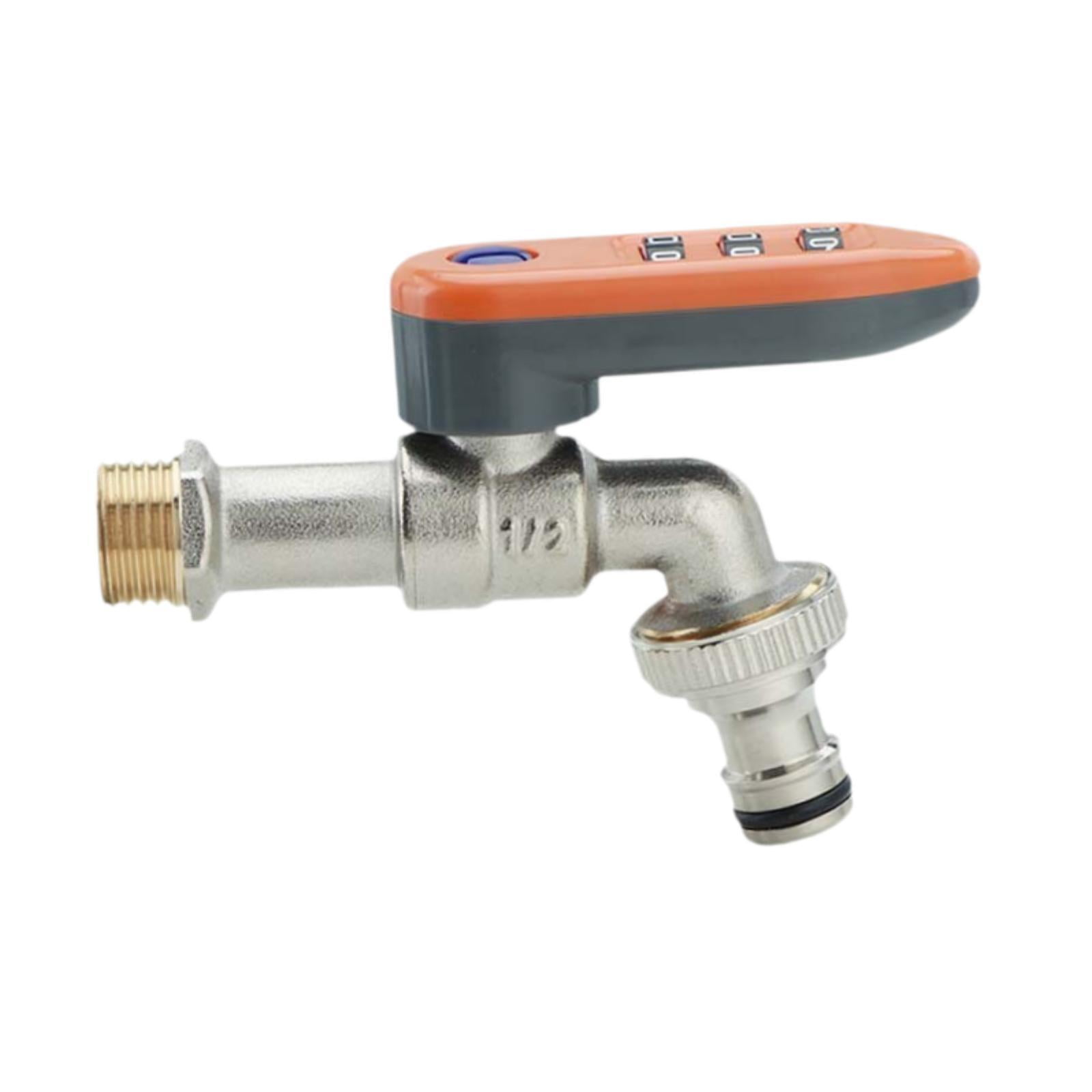 Ioensy - Grifo Exterior Con Cerradura Combinada, Anticongelante De Gran Caudal, Rosca De 1/2 Pulgada