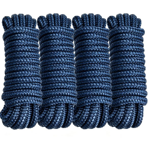 Cuerdas de Amarre para Embarcaciones PropelTech Nylon 3/8" x 4.5 m Paquete de 4