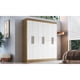 thumbnail image 2 of Clóset New Xangai 6 Puertas 2 Cajones Interiores Mdf Nuez - Beige, 2 of 7