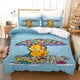 thumbnail image 1 of v2821 Bed Sheets The Garfield Bedding Sets Breathable Comforter Cover Bed Cover Duvet Cover Pillow Case - Pieces Sets Children Gift Polyester 3-Piece Bedding Set (1 Duvet Cover + 2 Pillow Shams) Bed S, 1 of 5